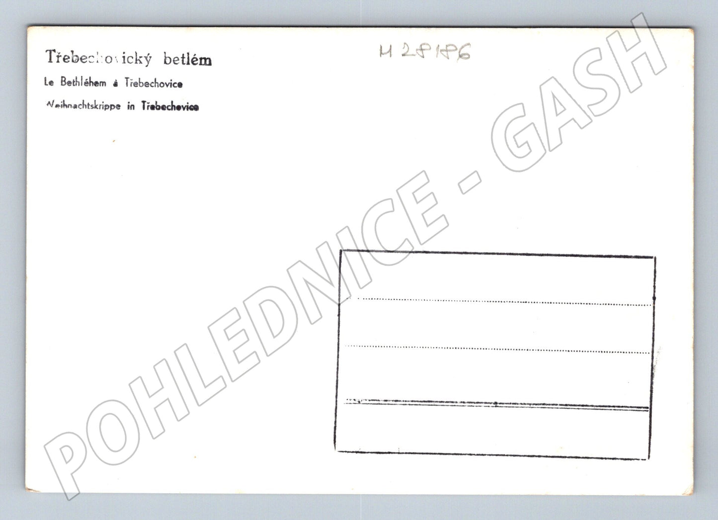 Pohlednice Třebechovický betlém (M28186)