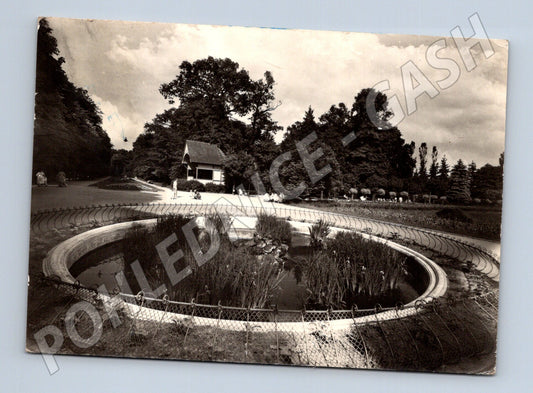 Pohlednice Přerov Sady Michalov bazén a pavilonek 194x (M28193)