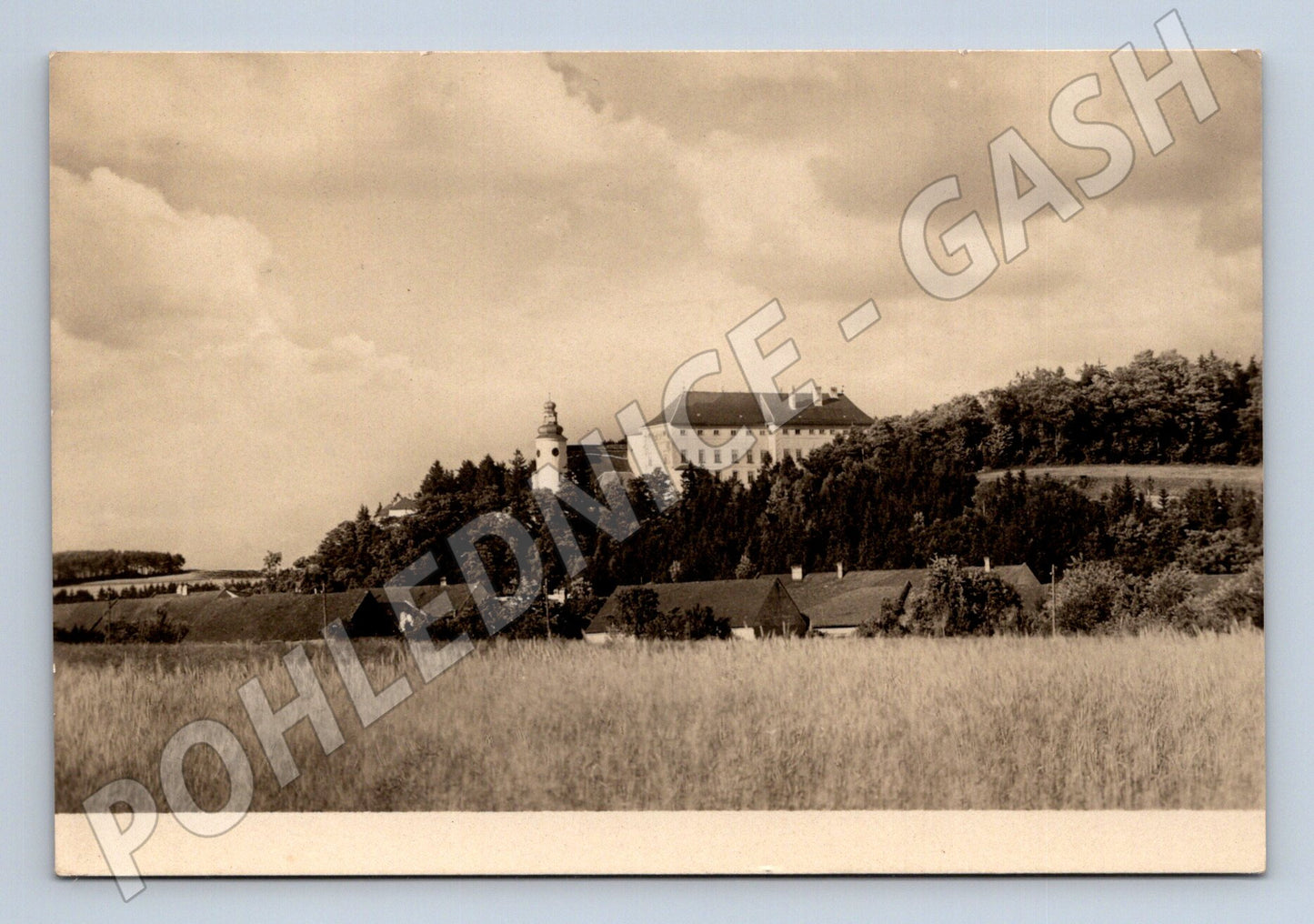 Pohlednice Úsov zámek 1958 (M28197)