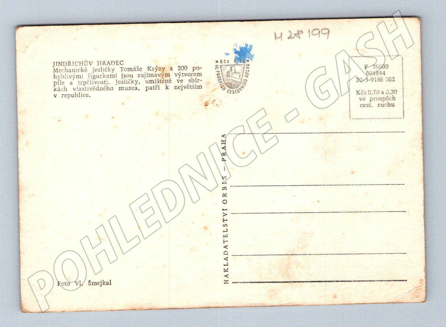 Pohlednice Jindřichův Hradec mechanické jesličky Krýzy (M28199)