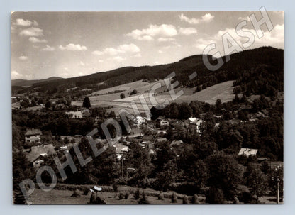 Pohlednice Velké Karlovice historický střed obce (M28203)