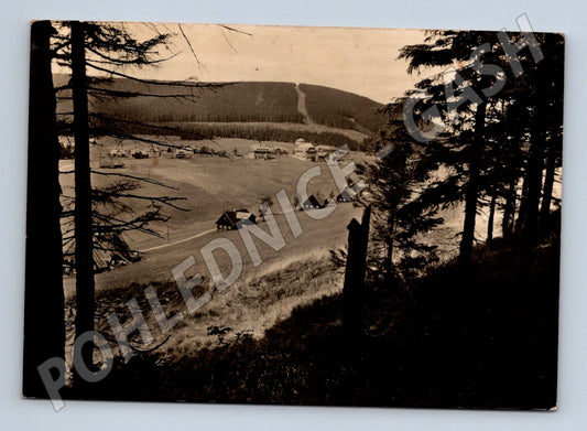 Pohlednice Krkonoše Horní Malá Úpa Pomezní boudy 1930 (M28205)