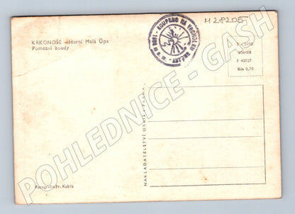 Pohlednice Krkonoše Horní Malá Úpa Pomezní boudy 1930 (M28205)