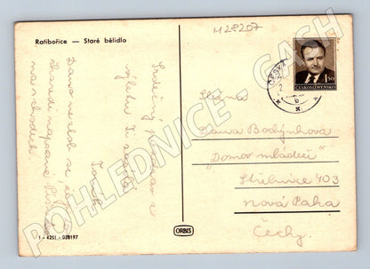 Pohlednice Ratibořice Staré bělidlo 195x (M28207)