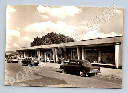 Pohlednice Chyňava Prodejna Jednoty 1960s (M28218)