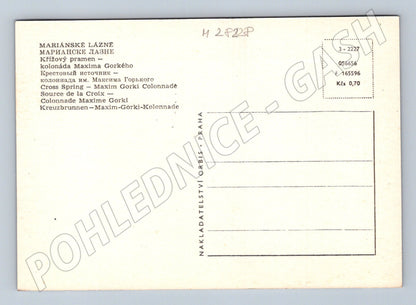 Pohlednice Mariánské Lázně Kolonáda Maxima Gorkého (M28228)