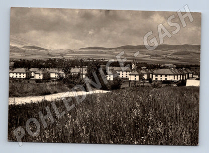 Pohlednice Janovice nad Úhlavou nová část města kolem 1950 (M28238)
