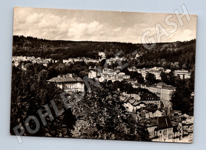 Pohlednice Mariánské Lázně celkový pohled 1962 (M28244)