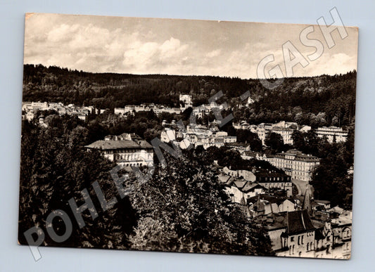 Pohlednice Mariánské Lázně celkový pohled 1962 (M28244)