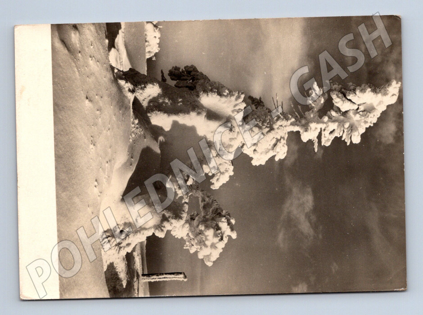 Pohlednice Beskydy Lysá hora zima 1952 (M28246)
