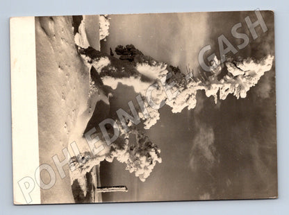 Pohlednice Beskydy Lysá hora zima 1952 (M28246)