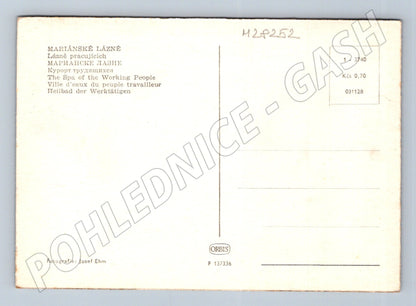 Pohlednice Mariánské Lázně lázně pracujících (M28252)