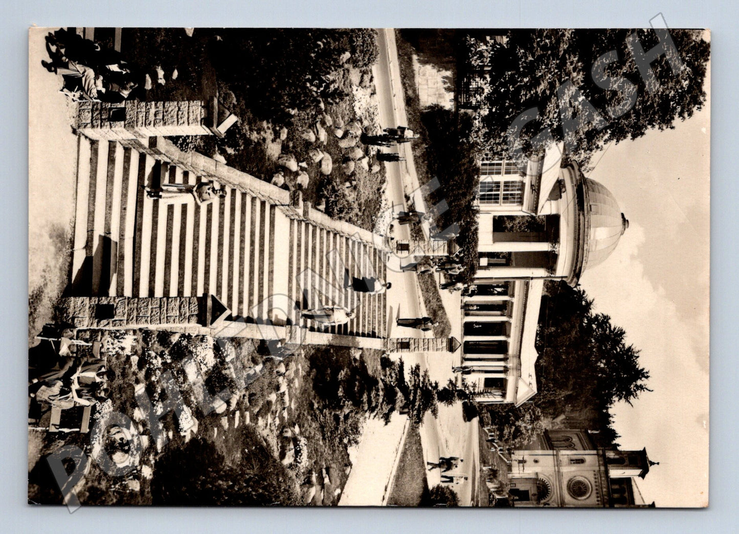 Pohlednice Mariánské Lázně schody a pavilon (M28253)