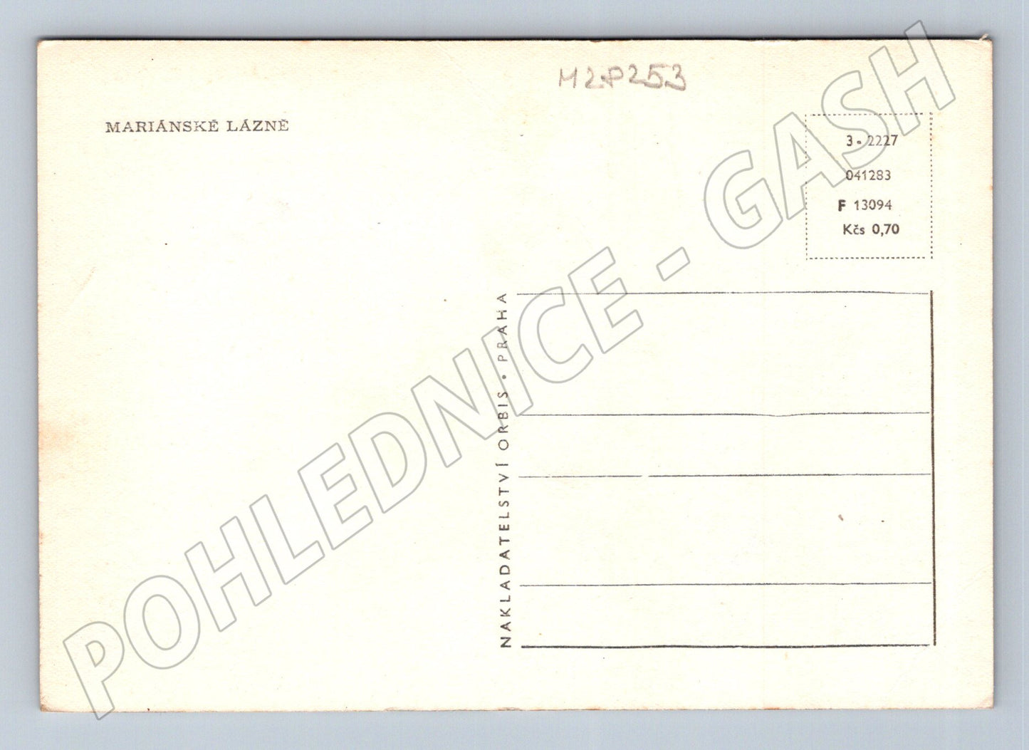 Pohlednice Mariánské Lázně schody a pavilon (M28253)
