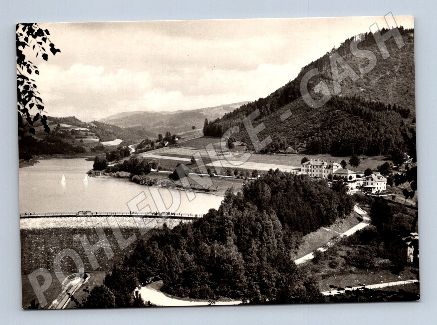 Pohlednice Bystřička na Valašsku přehrada Hotel Klenov (M28256)