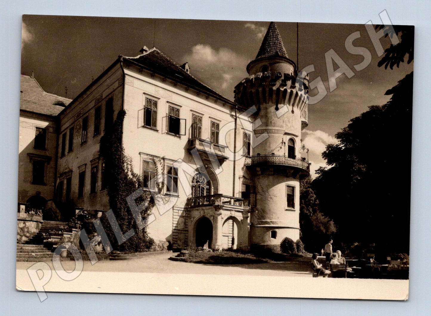 Pohlednice Žinkovy zámek 1955 (M28257)