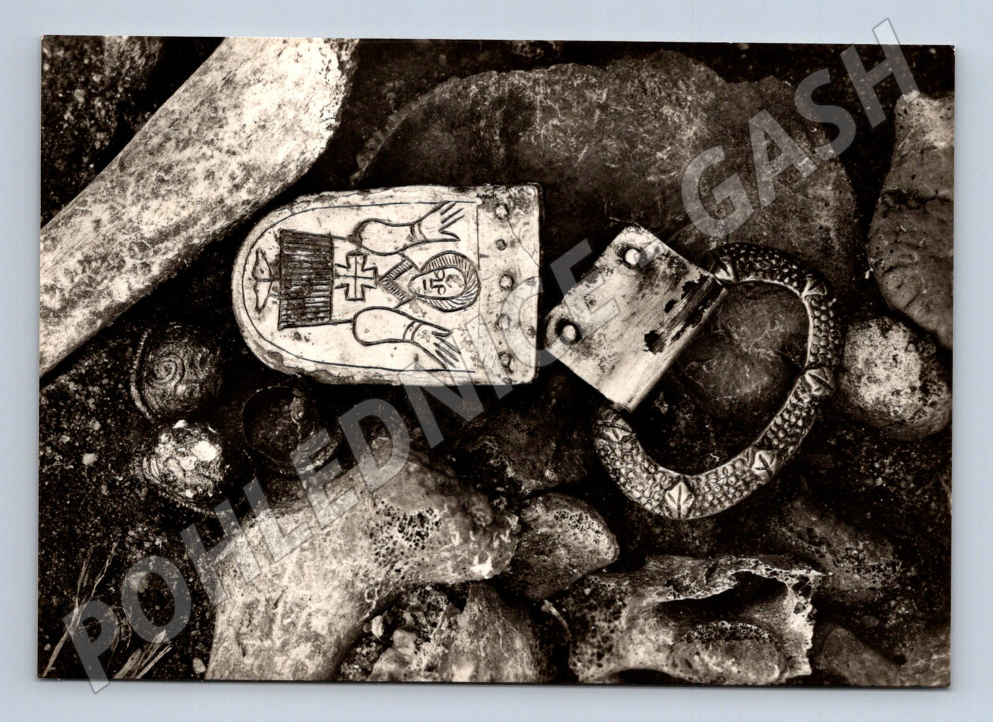 Pohlednice Mikulčice Velká Morava archeologický nález (M28262)