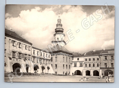 Pohlednice Kroměříž náměstí s věží zámku 1963 (M28266)