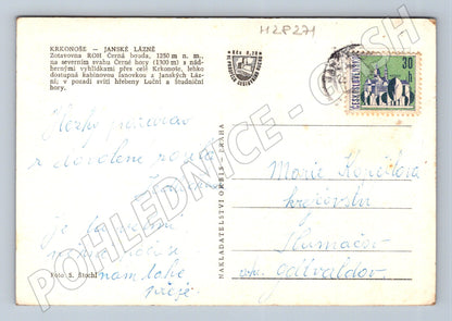 Pohlednice Krkonoše Černá bouda zotavovna ROH (M28271)