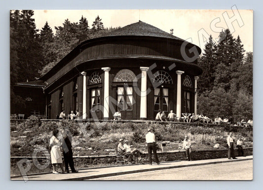 Pohlednice Karlova Studánka Hudební hala 1956 (M28274)