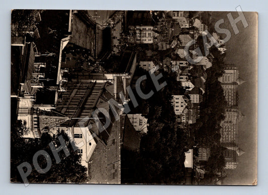Pohlednice Karlovy Vary pohled na město a kolonádu 1963 (M28279)