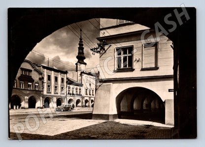 Pohlednice Svitavy Stalinovo náměstí 1957 (M28282)