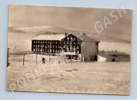 Pohlednice Krkonoše Luční bouda 1963 (M28287)