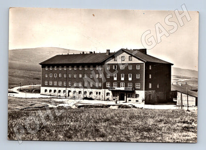 Pohlednice Krkonoše Luční bouda 1957 (M28288)