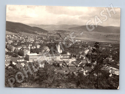 Pohlednice Tišnov panorama 1950s (M28292)
