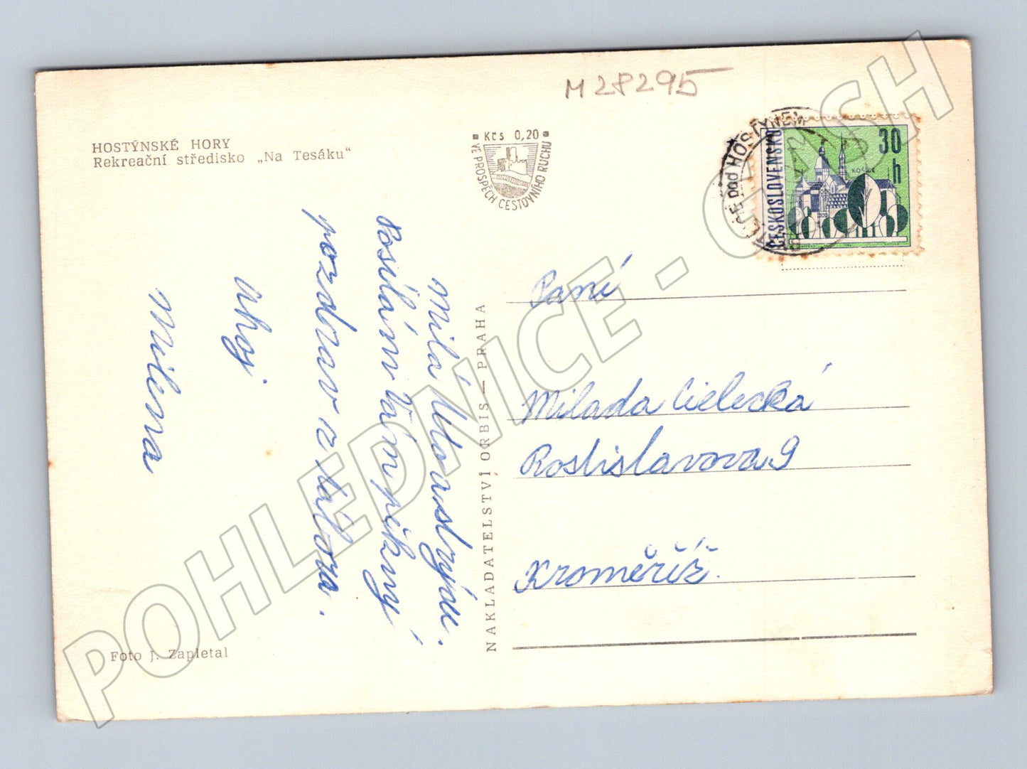 Pohlednice Hostýnské hory Na Tesáku rekreační středisko (M28295)