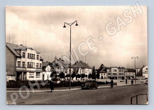 Pohlednice Holice náměstí 1949 (M28298)