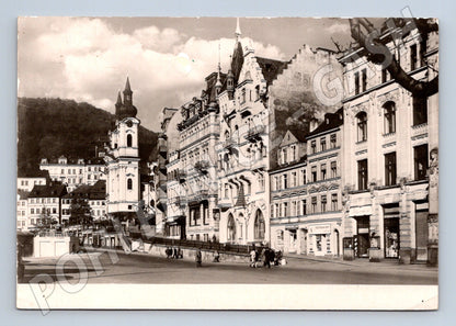 Pohlednice Karlovy Vary kostel sv. Maří Magdaleny 1930s (M28299)