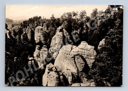 Pohlednice Český ráj Skalní město 1946 (M28303)