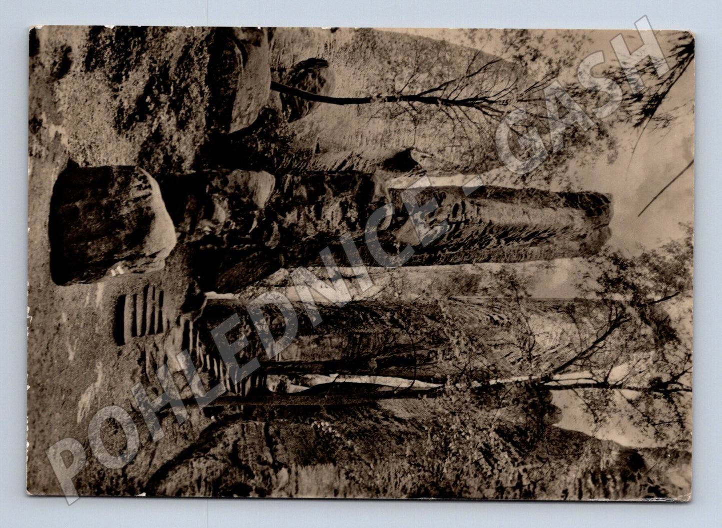 Pohlednice Prachovské skály Český ráj 1963 (M28310)