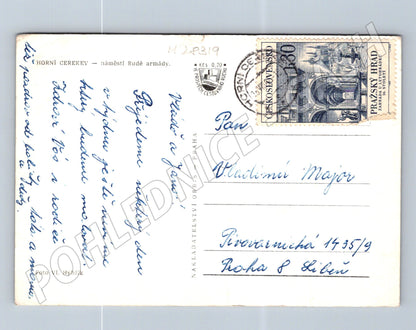 Pohlednice Horní Cerekev náměstí Rudé armády (M28319)