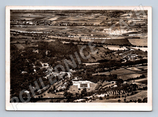 Pohlednice Teplice lázeňský areál letecký pohled 1942 (M28326)