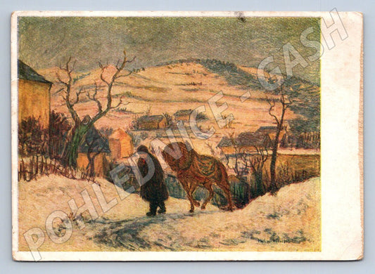 Postcard VI Council Town in Winter Christmas (M2833)