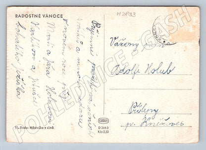 Postcard VI Council Town in Winter Christmas (M2833)