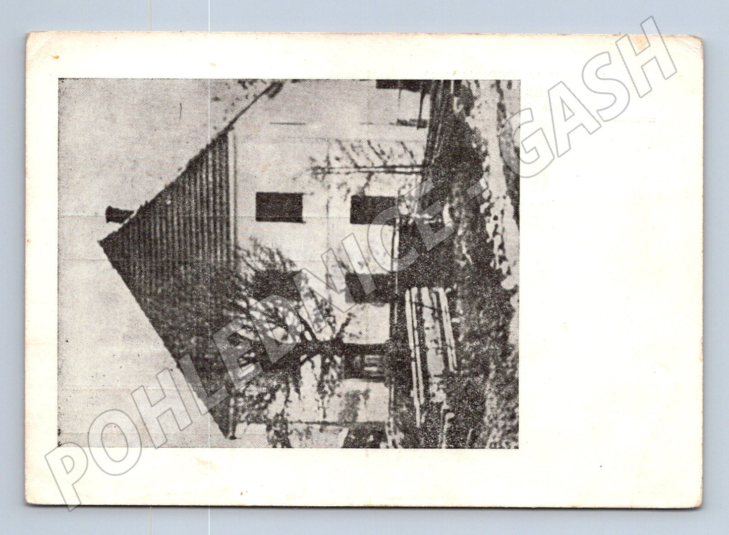 Pohlednice Ležáky 24. června 1942 dům (M28336)