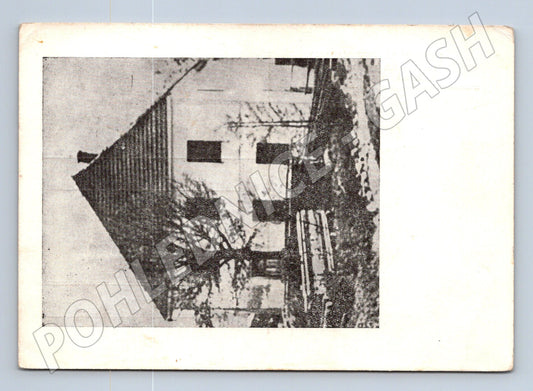 Pohlednice Ležáky 24. června 1942 dům (M28336)