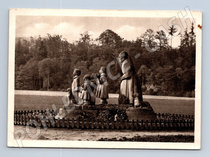 Pohlednice Ratibořice Babiččino údolí pomník 1922 (M28342)