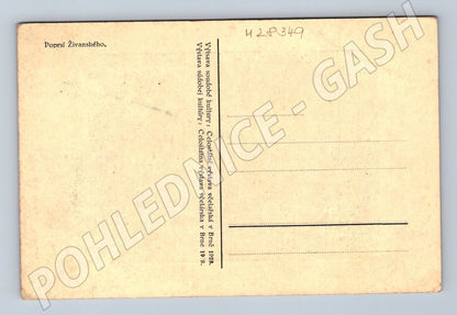 Pohlednice Brno busta Dr. Frant. Živanského 1922 (M28349)