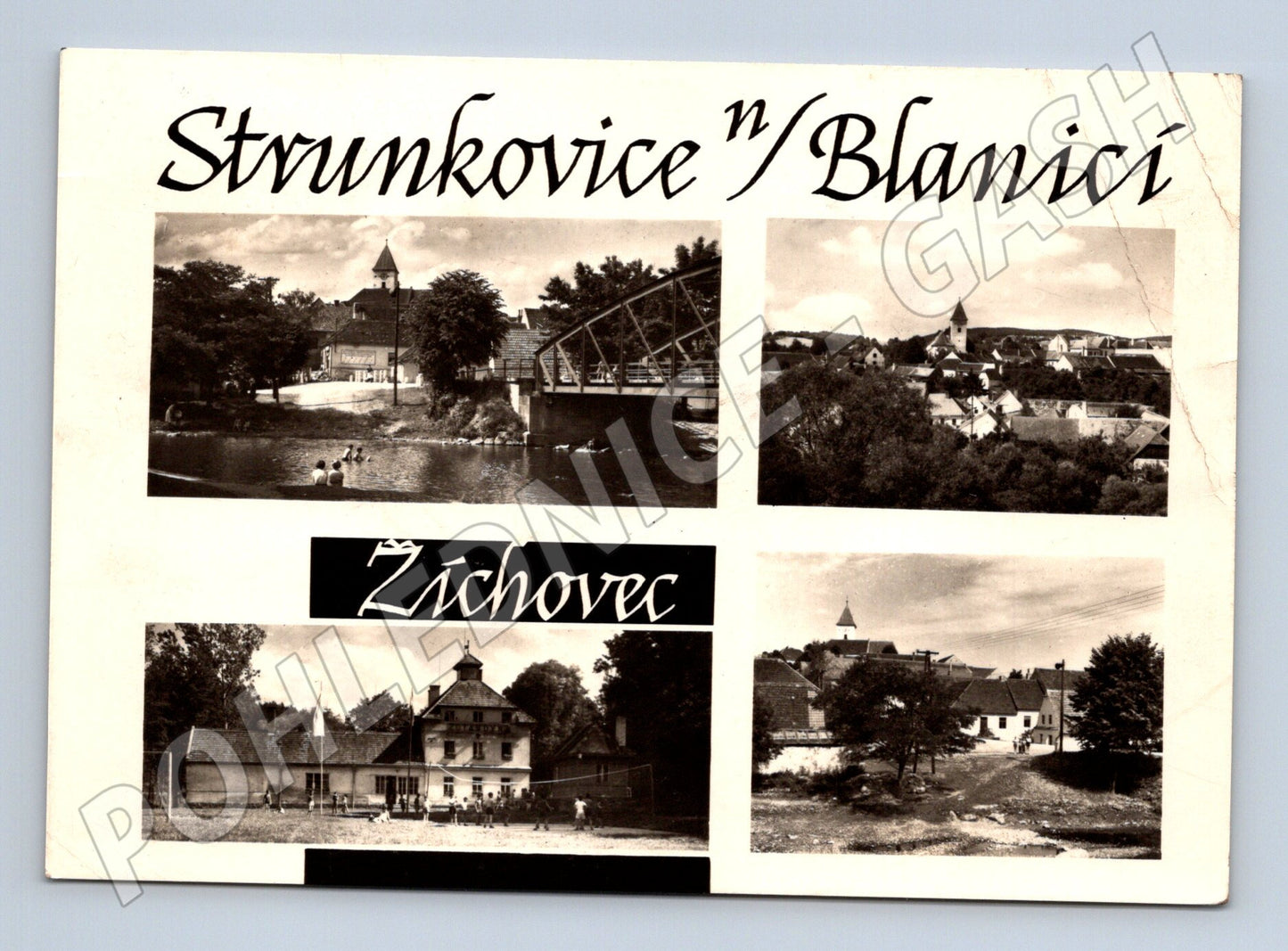 Pohlednice Strunkovice n/Blanicí a Žichovec (M28357)