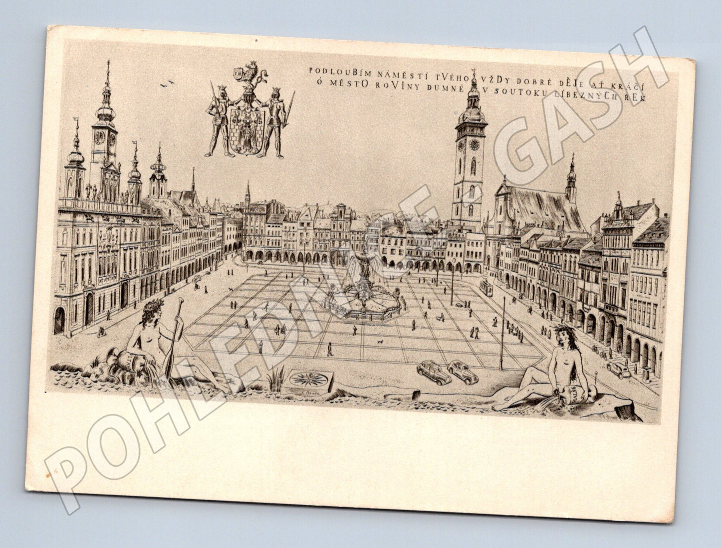 Pohlednice Praha Staroměstské náměstí Cyril Bouda (M28365)