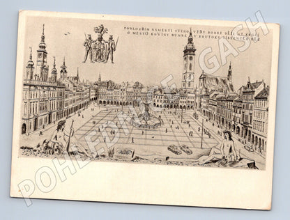Pohlednice Praha Staroměstské náměstí Cyril Bouda (M28365)