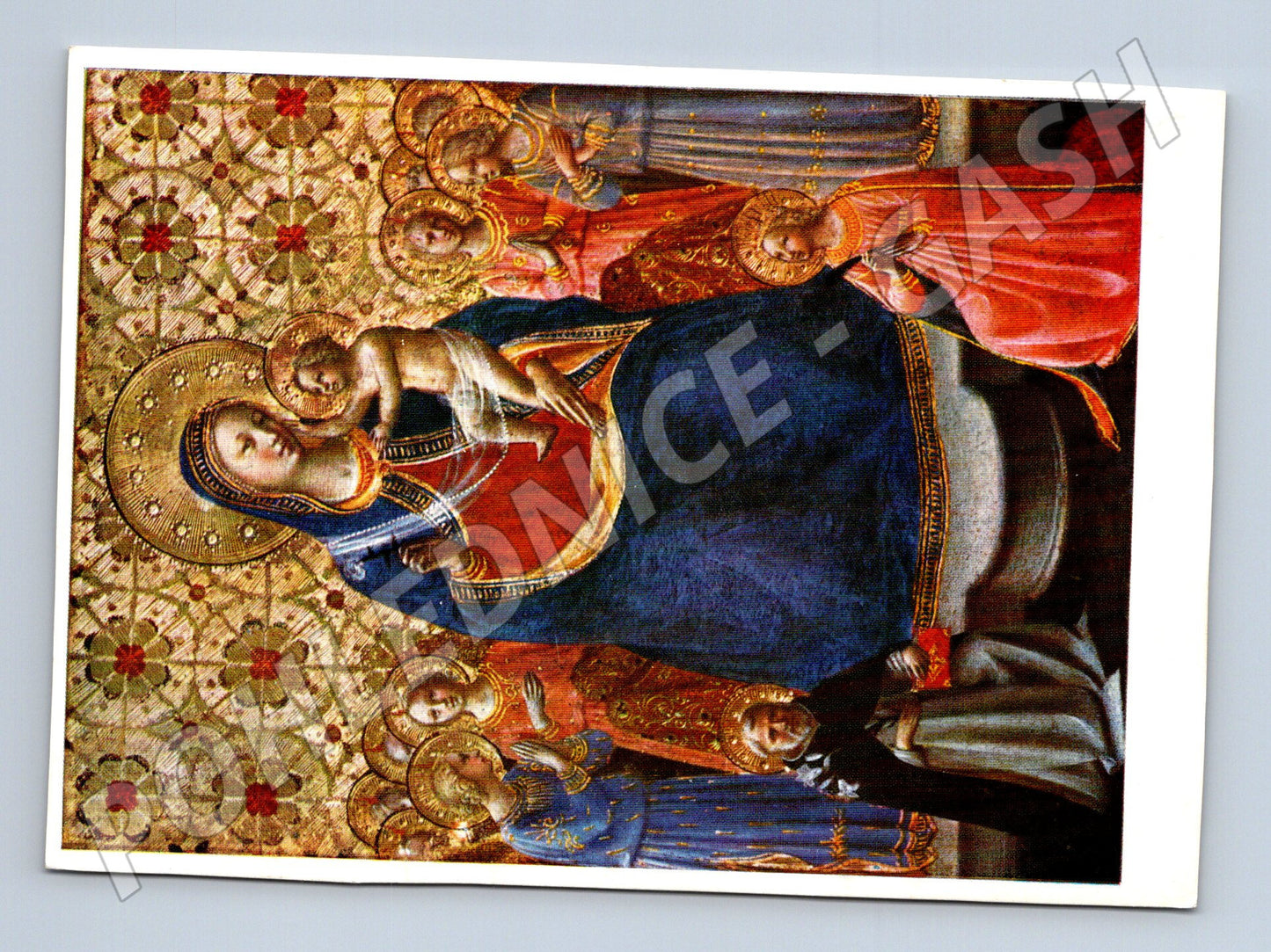 Pohlednice Madonna s dítětem Fra Angelico 1982 (M28372)