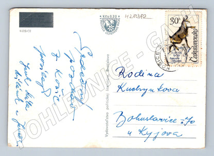 Pohlednice Slovensko Košice centrum města 1958 (M28382)