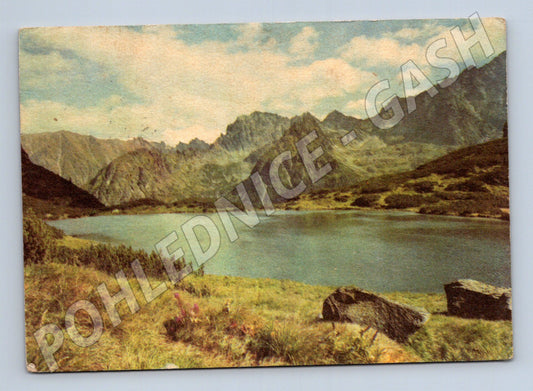 Pohlednice Slovensko Tatranský národní park České pleso 1954 (M28386)