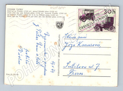 Pohlednice Slovensko Štrbské pleso Vysoké Tatry 1969 (M28388)