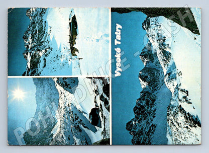 Pohlednice Slovensko Vysoké Tatry hory sníh 1985 (M28397)